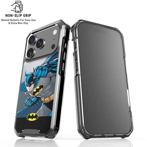 DC Comics Batman Ready for Action iPhone 17 Pro Max Clear Case